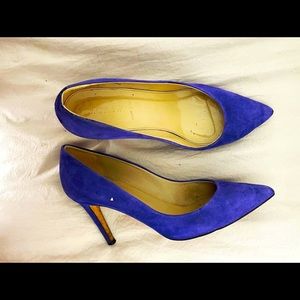 J.Crew Purple Suede Pumps